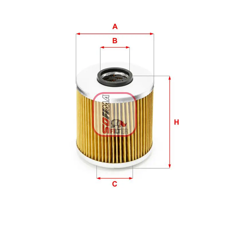 Handler.Part Oil filter SOFIMA S5541PO 1