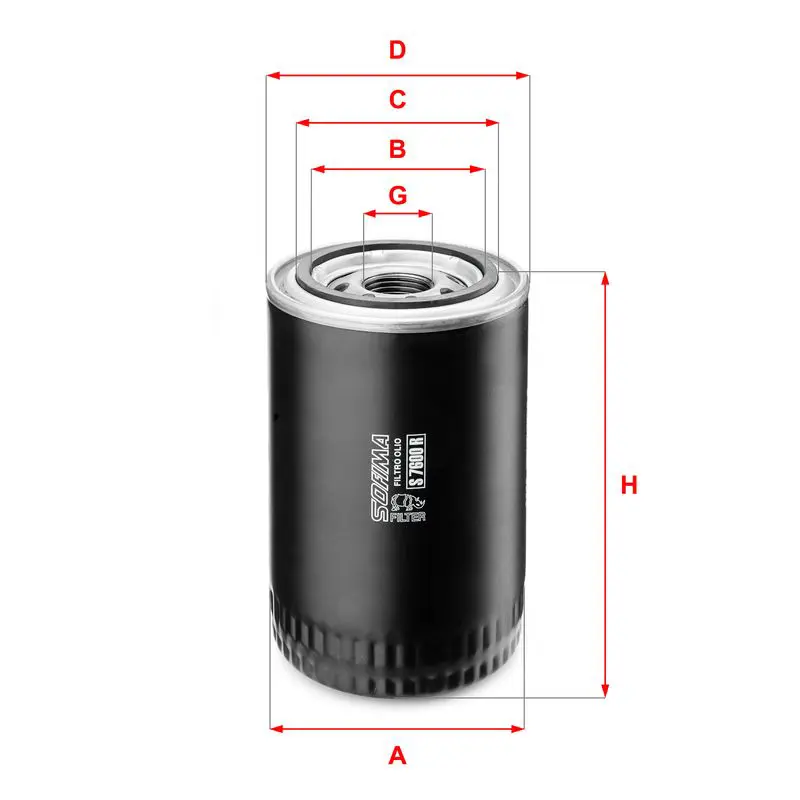 Handler.Part Oil filter SOFIMA S7600R 1