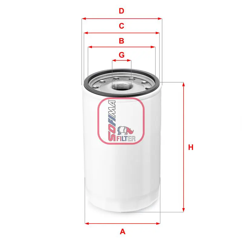 Handler.Part Hydraulic filter, steering system SOFIMA S3140R 1