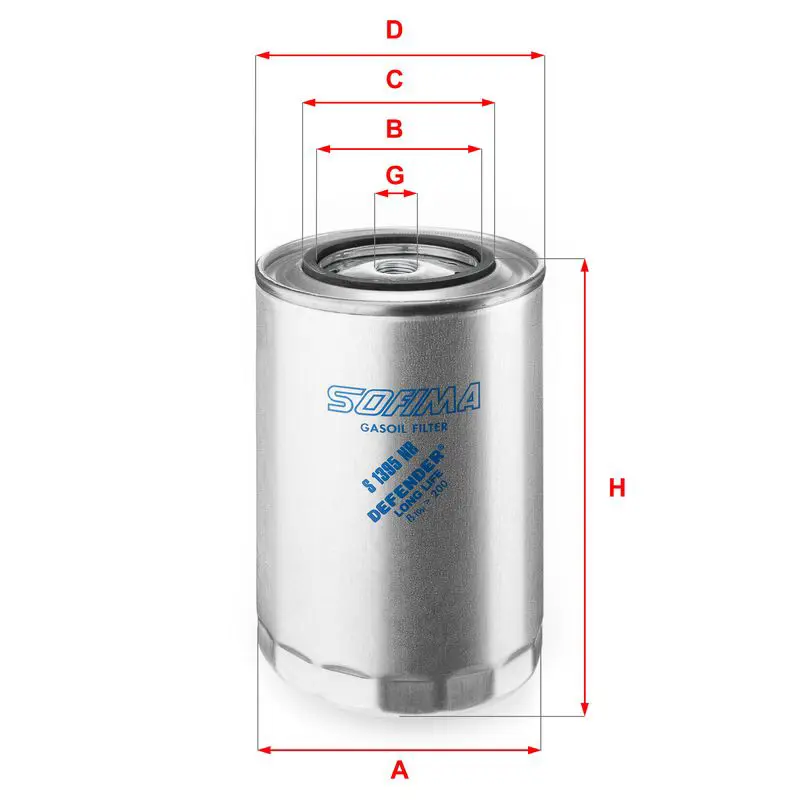 Handler.Part Fuel filter SOFIMA S1395NR 1