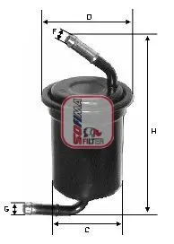 Handler.Part Fuel filter SOFIMA S1664B 1