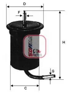 Handler.Part Fuel filter SOFIMA S1761B 1