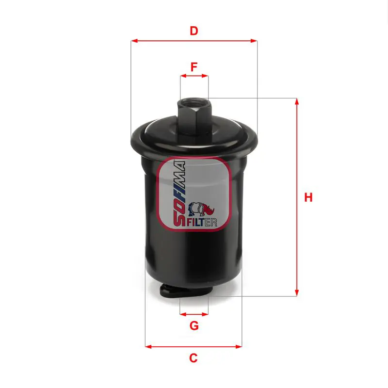 Handler.Part Fuel filter SOFIMA S1712B 1