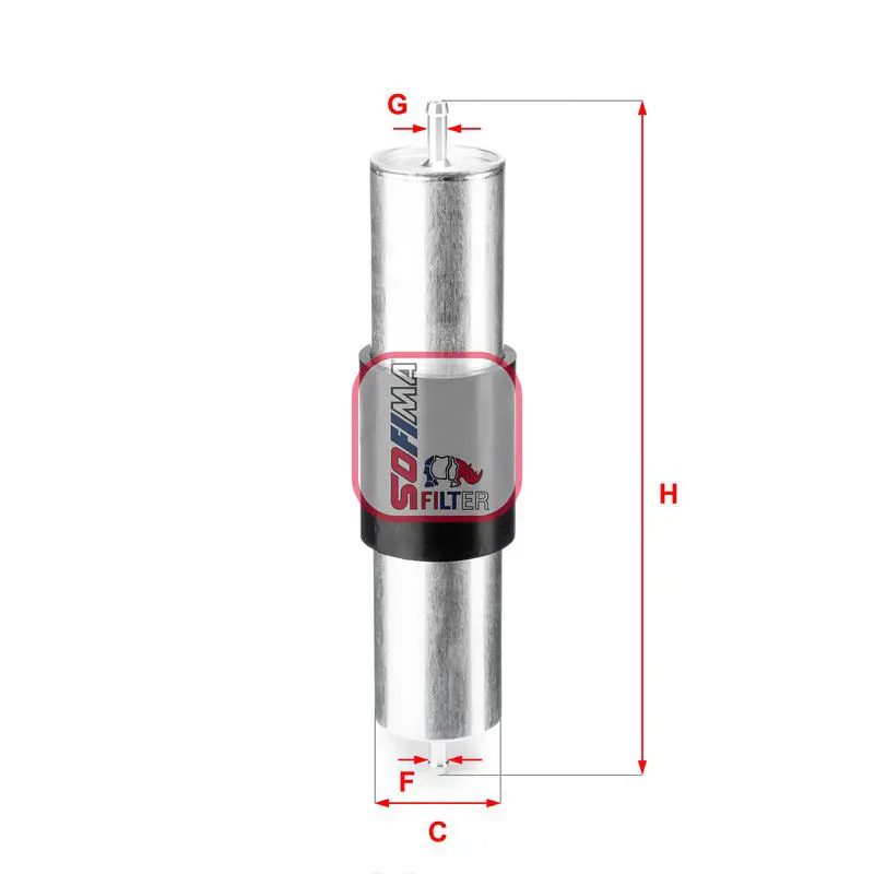 Handler.Part Fuel filter SOFIMA S1569B 1