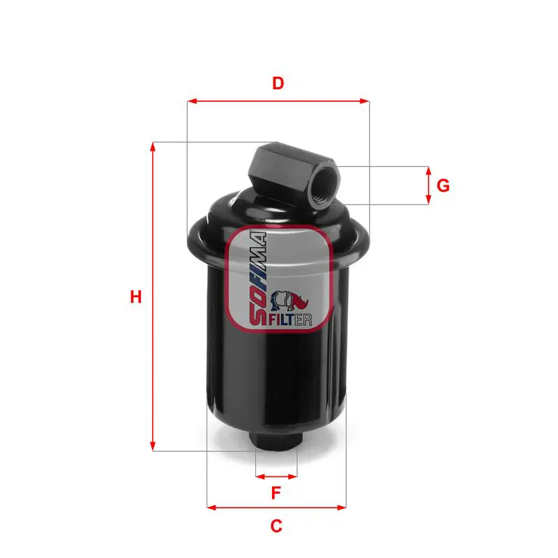 Handler.Part Fuel filter SOFIMA S1749B 1