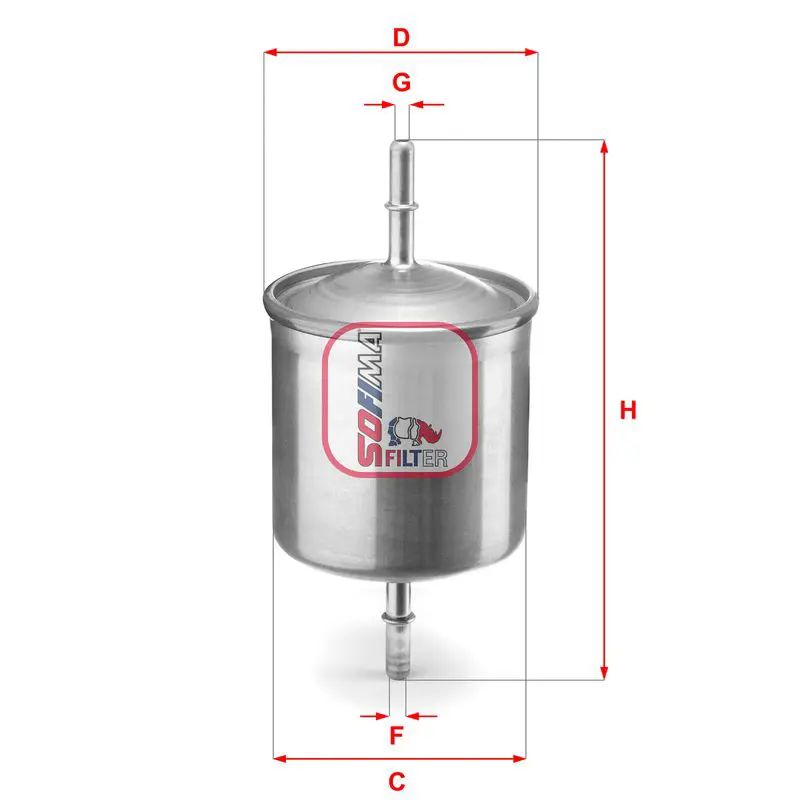 Handler.Part Fuel filter SOFIMA S1846B 1