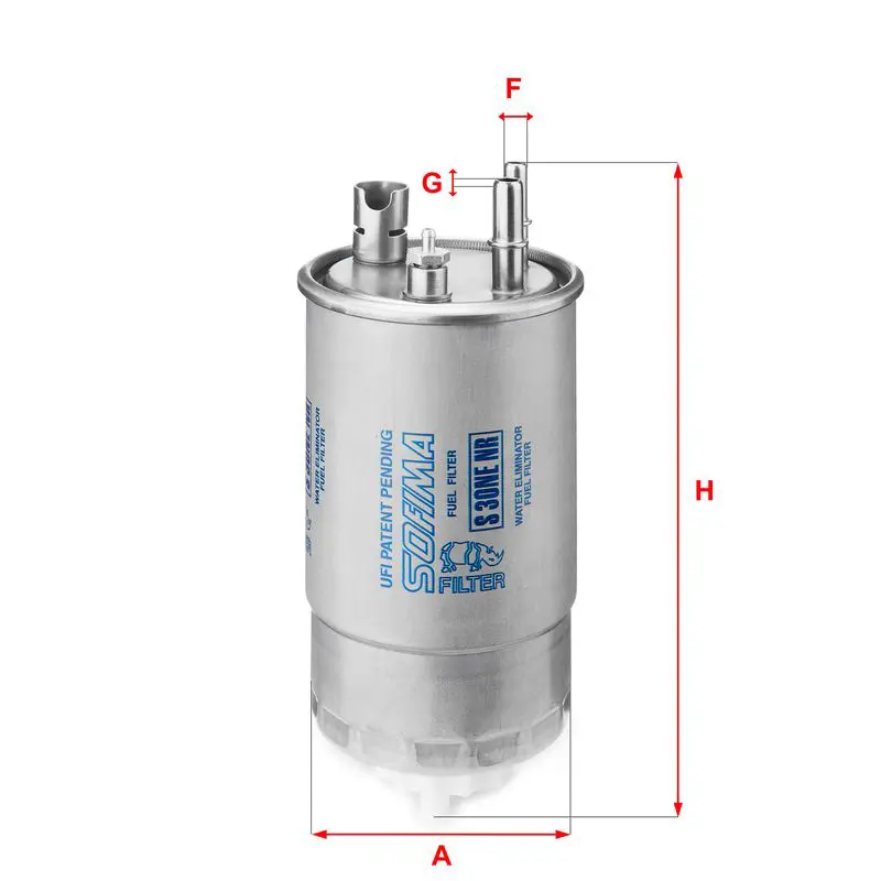 Handler.Part Fuel filter SOFIMA S3ONENR 1