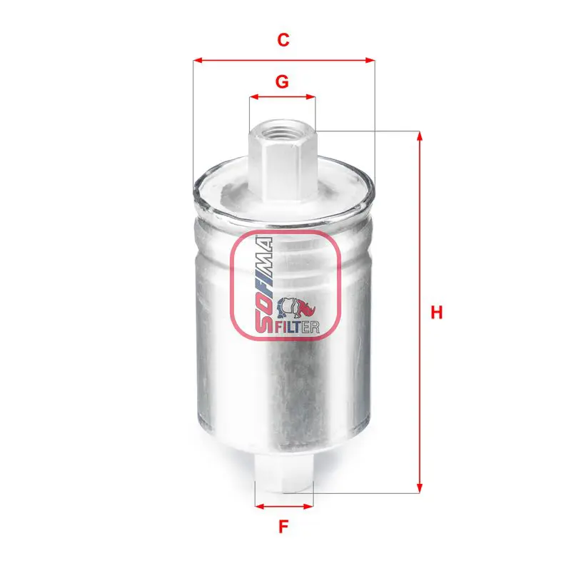 Handler.Part Fuel filter SOFIMA S1750B 1