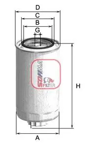 Handler.Part Fuel filter SOFIMA S2110NR 1