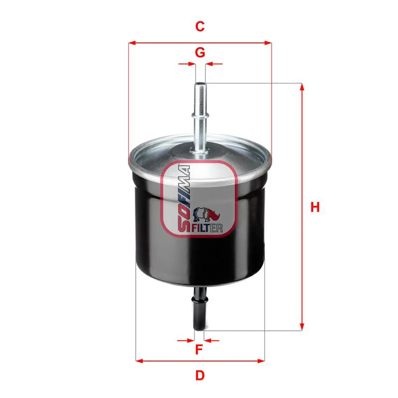 Handler.Part Fuel filter SOFIMA S1811B 1