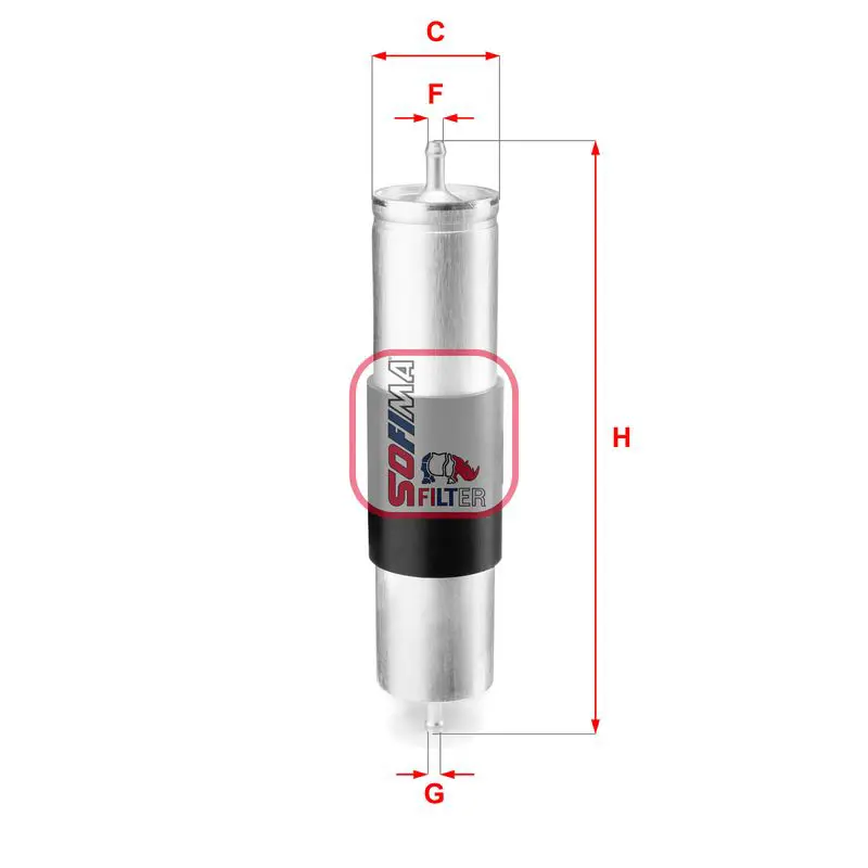 Handler.Part Fuel filter SOFIMA S1839B 1