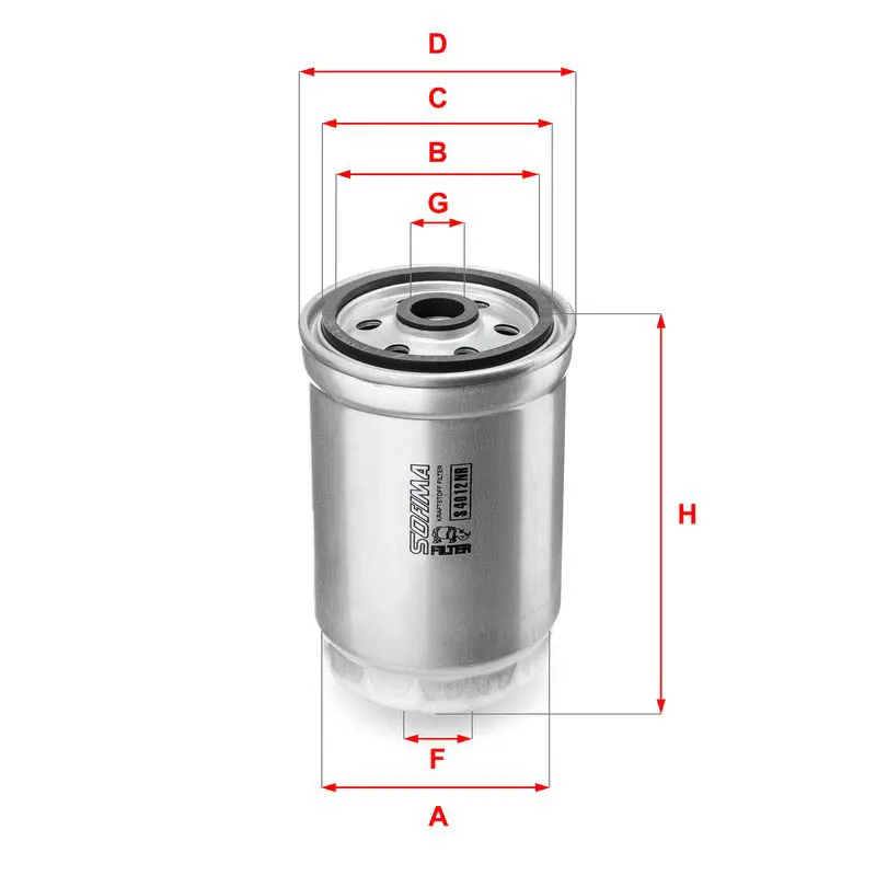 Handler.Part Fuel filter SOFIMA S4012NR 1