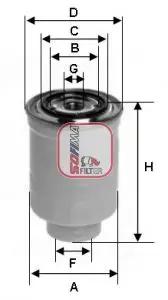 Handler.Part Fuel filter SOFIMA S4119NR 1