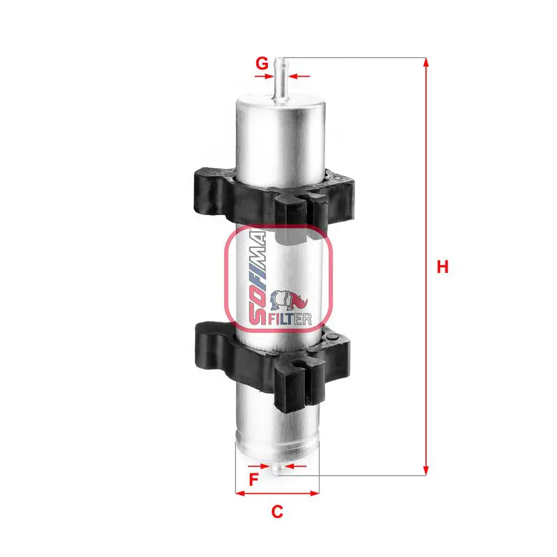 Handler.Part Fuel filter SOFIMA S1824B 1