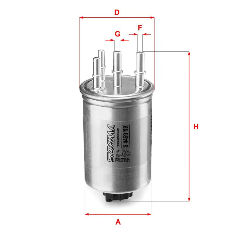 Handler.Part Fuel filter SOFIMA S4459NR 1