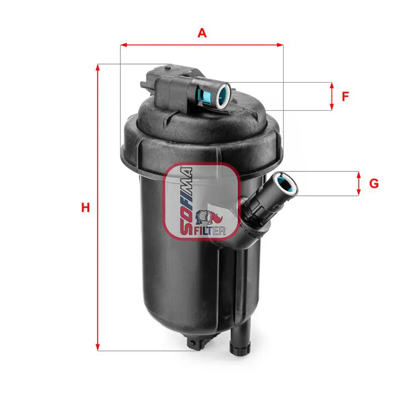 Handler.Part Fuel filter SOFIMA S5125GC 1