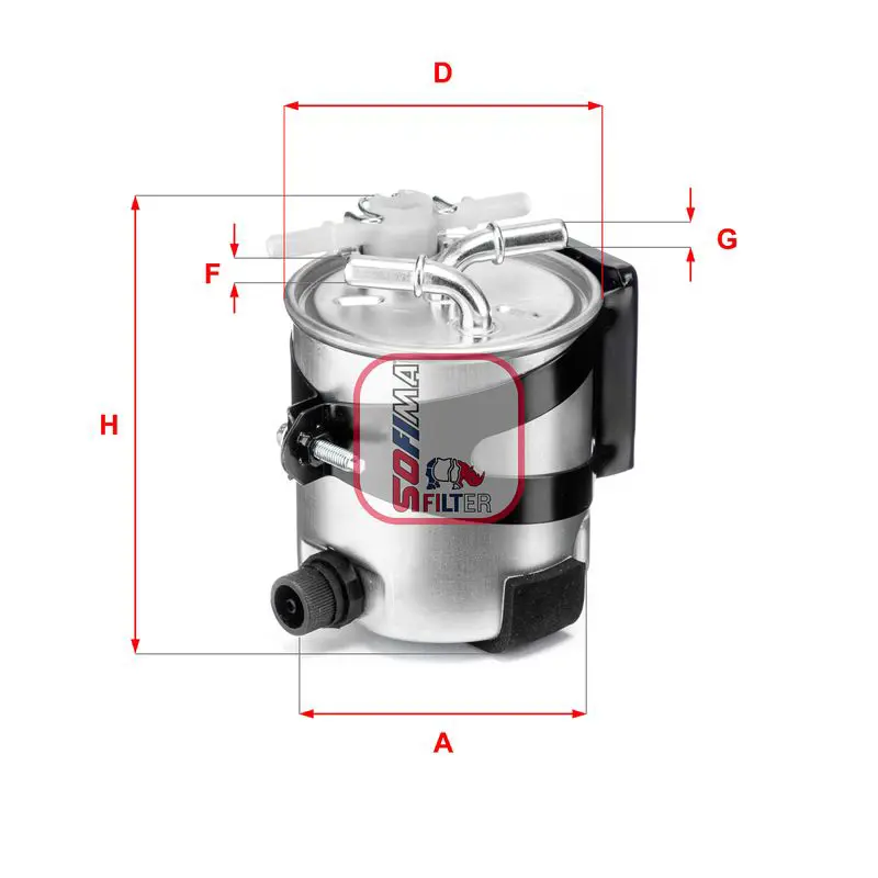 Handler.Part Fuel filter SOFIMA S5418GC 1