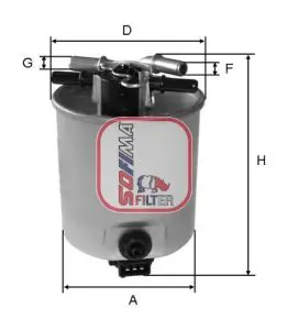 Handler.Part Fuel filter SOFIMA S5393GC 1