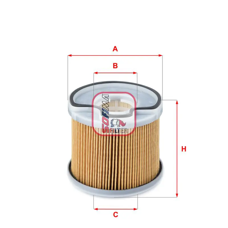 Handler.Part Fuel filter SOFIMA S6691N 1