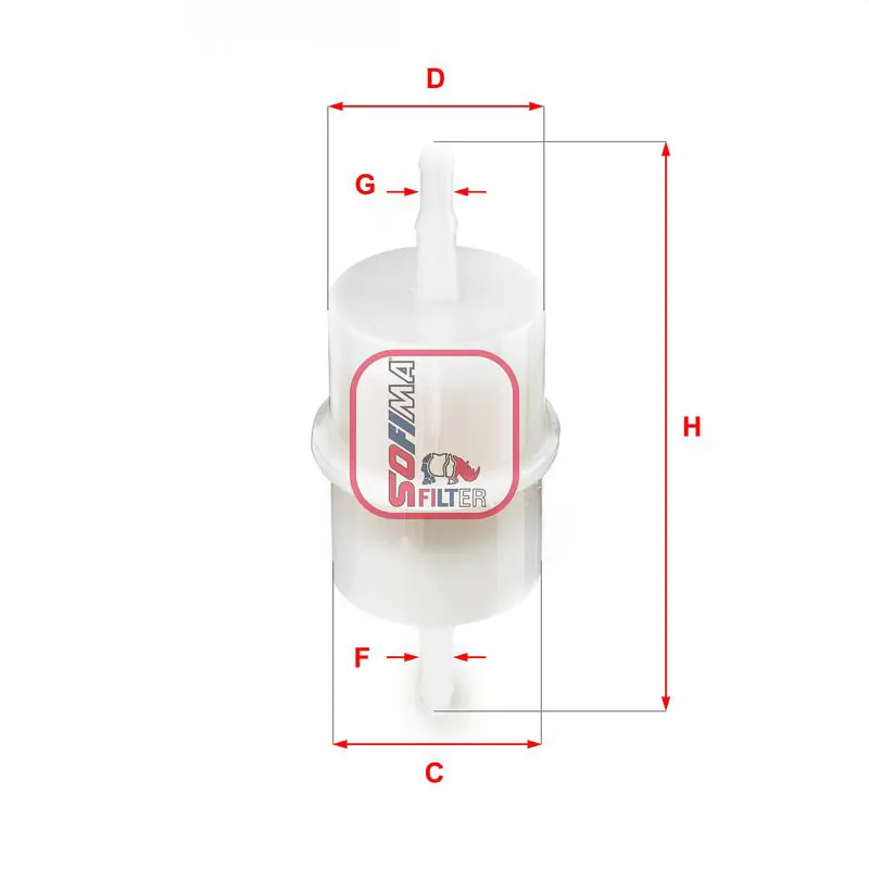 Handler.Part Fuel filter SOFIMA S7000B 1