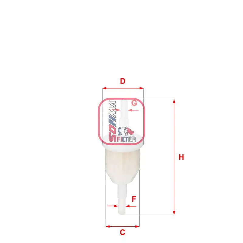 Handler.Part Fuel filter SOFIMA S9000B 1