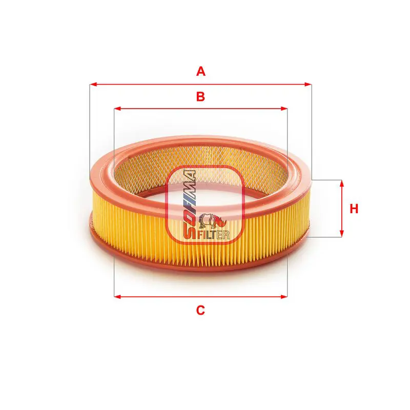 Handler.Part Air filter SOFIMA S0660A 1