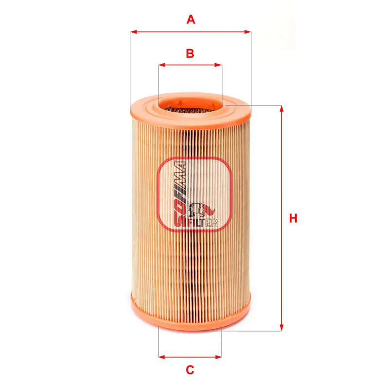 Handler.Part Air filter SOFIMA S1060A 1