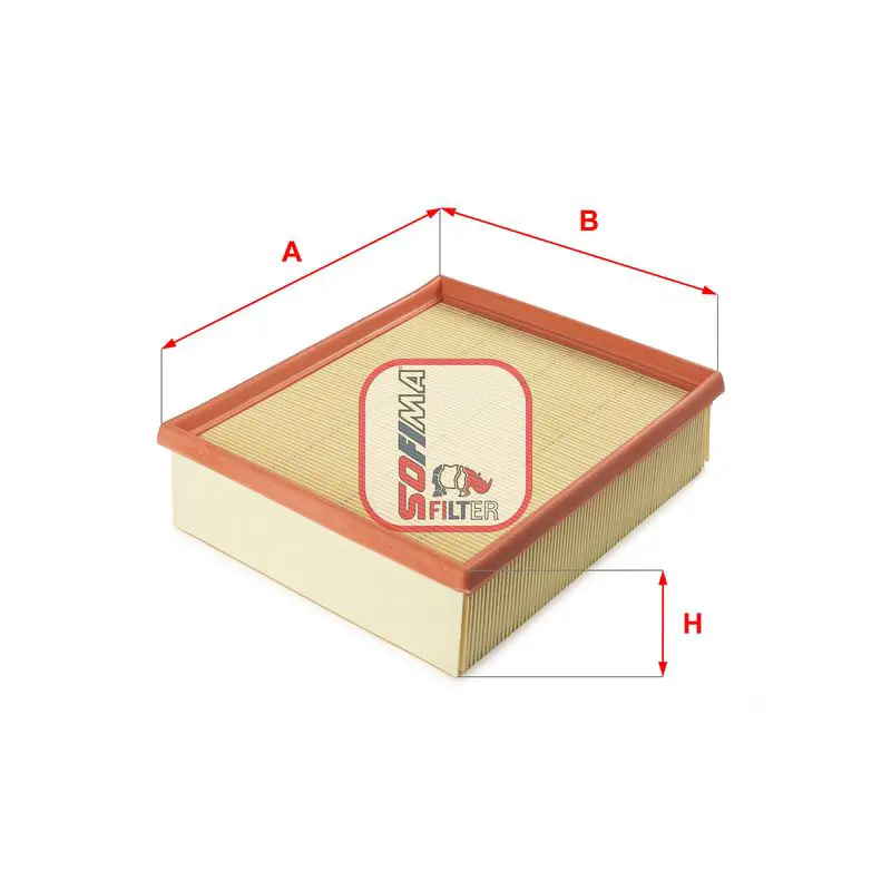 Handler.Part Air filter SOFIMA S3195A 1