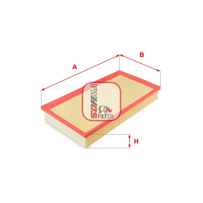 Handler.Part Air filter SOFIMA S3077A 1