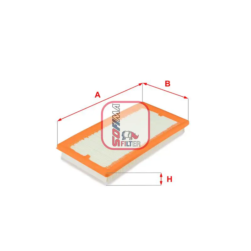 Handler.Part Air filter SOFIMA S3376A 1