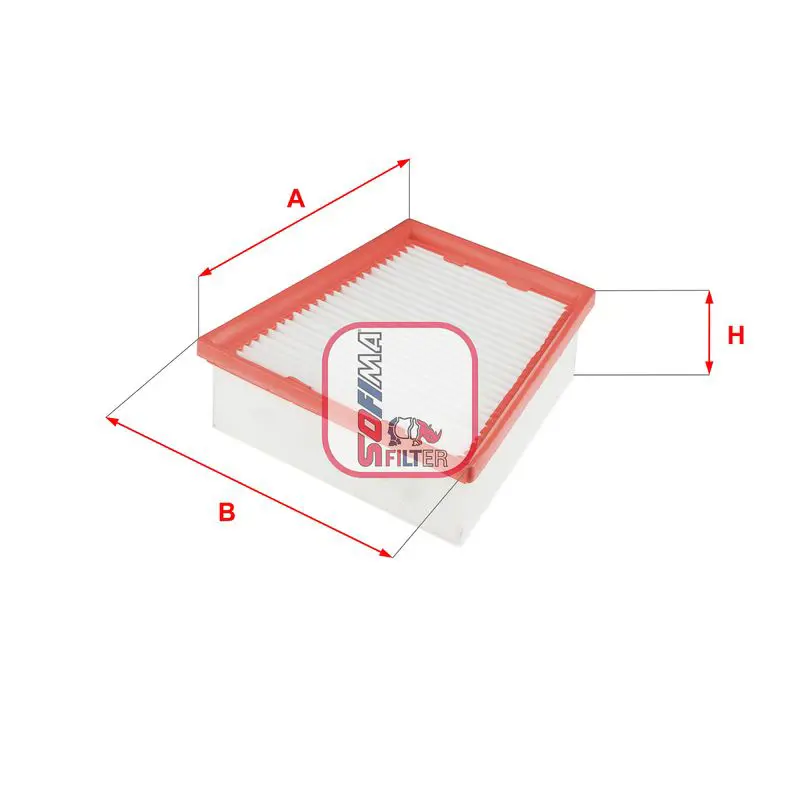Handler.Part Air filter SOFIMA S3687A 1