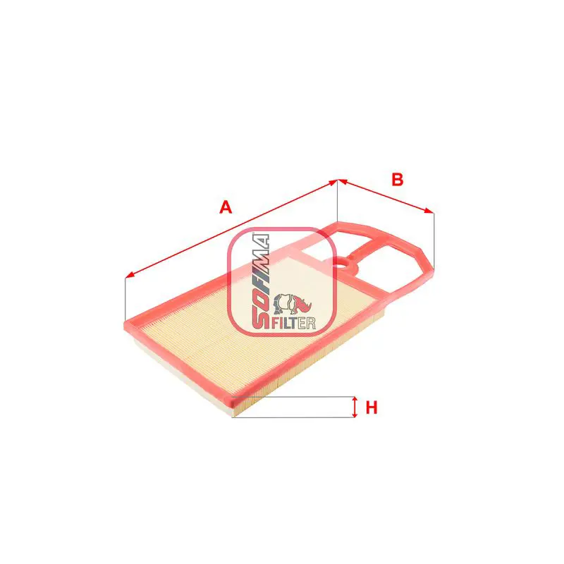Handler.Part Air filter SOFIMA S3820A 1
