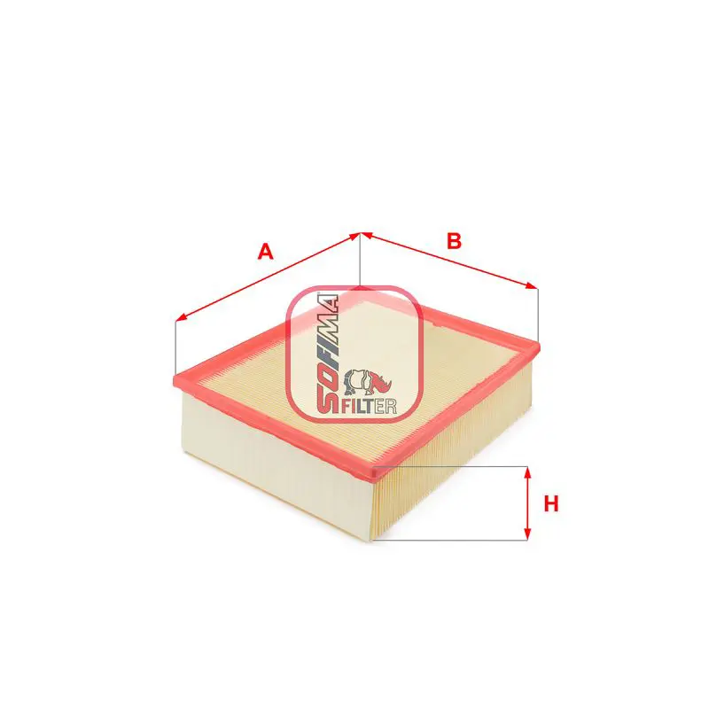 Handler.Part Air filter SOFIMA S5302A 1