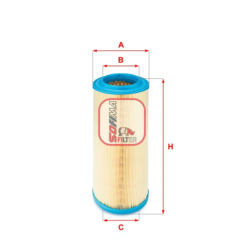 Handler.Part Air filter SOFIMA S7341A 1