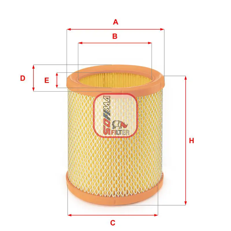 Handler.Part Air filter SOFIMA S7196A 1