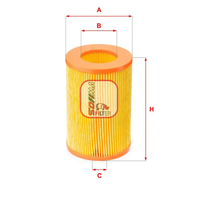 Handler.Part Air filter SOFIMA S7385A 1