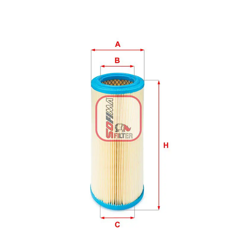 Handler.Part Air filter SOFIMA S7367A 1