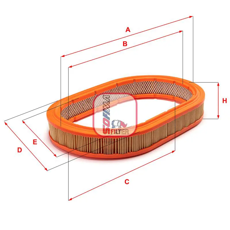 Handler.Part Air filter SOFIMA S7520A 1