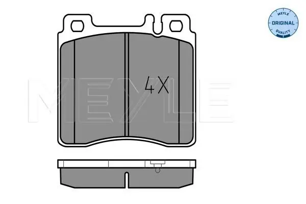 Handler.Part Brake pad set, disc brake Meyle 0252130318 2