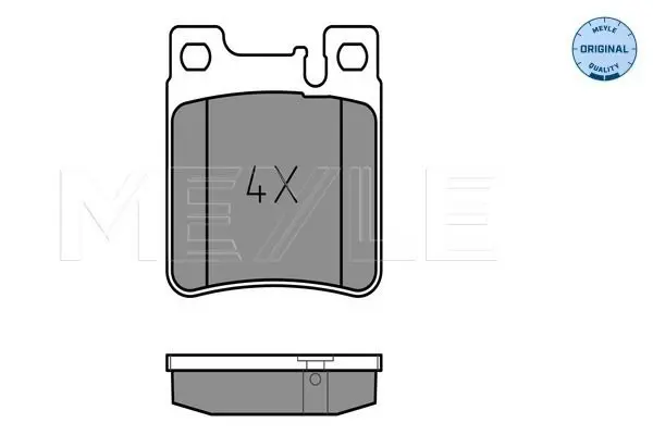 Handler.Part Brake pad set, disc brake Meyle 0252130515 2