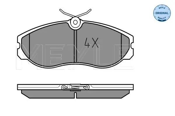 Handler.Part Brake pad set, disc brake Meyle 0252148115 2