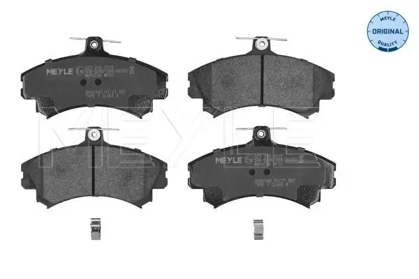 Handler.Part Brake pad set, disc brake Meyle 0252192015 1