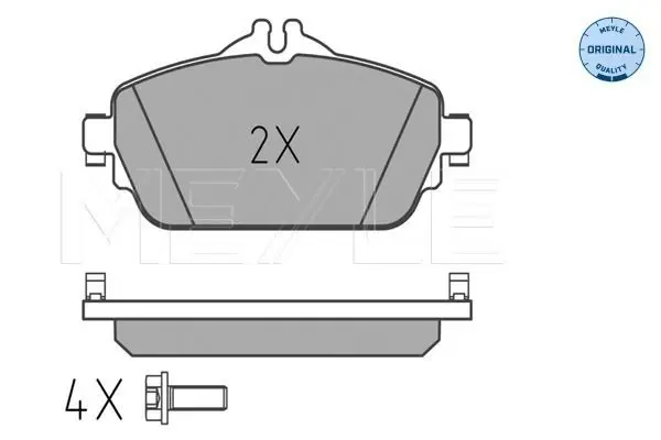 Handler.Part Brake pad set, disc brake Meyle 0252203119 3