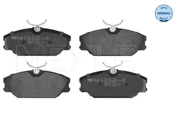 Handler.Part Brake pad set, disc brake Meyle 0252317218 1