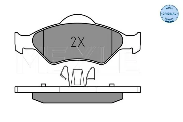 Handler.Part Brake pad set, disc brake Meyle 0252320018 2