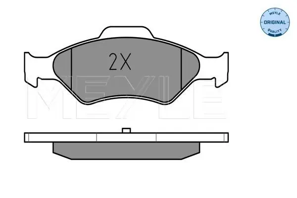 Handler.Part Brake pad set, disc brake Meyle 0252320018 3