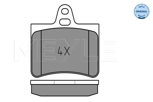 Handler.Part Brake pad set, disc brake Meyle 0252330515 2