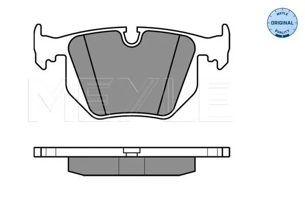 Handler.Part Brake pad set, disc brake Meyle 0252344717 2