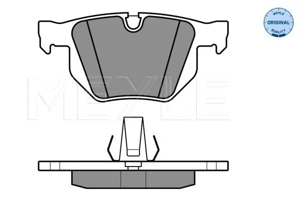 Handler.Part Brake pad set, disc brake Meyle 0252344717 3