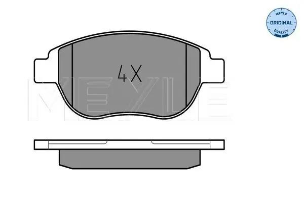 Handler.Part Brake pad set, disc brake Meyle 0252360019 2